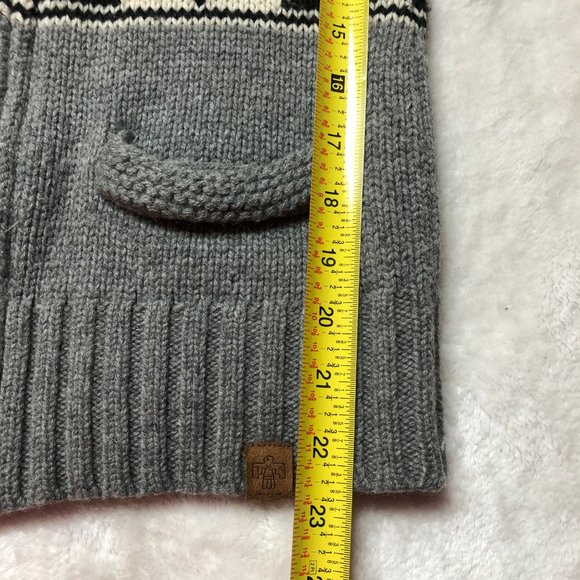 Aritzia TNA 100% Lambs Wool Sea To Sky Zip Up Knitted Cardigan Sweater Medium - Picture 8 of 9